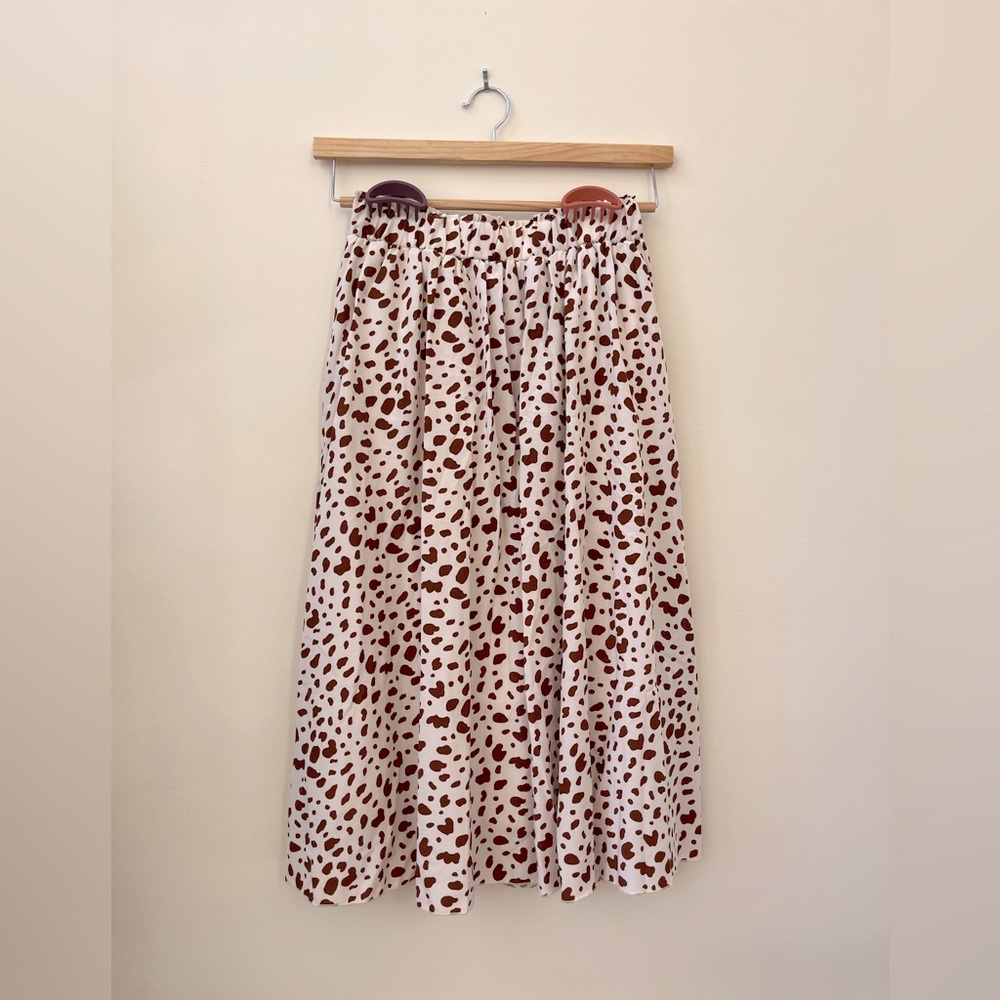 Milumia Dalmatian Print Skirt